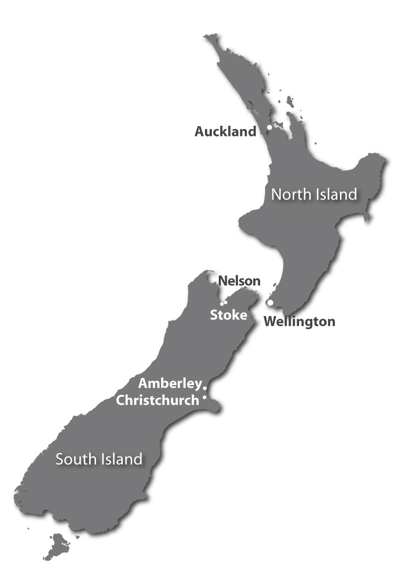 Pioneer Facility Services Sites in New Zealand