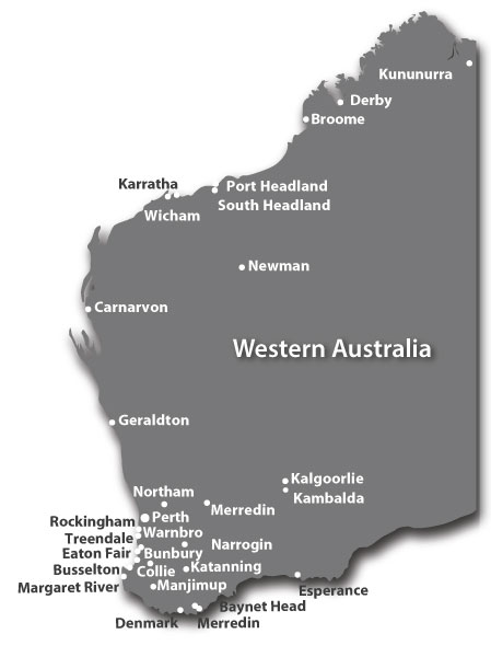 Pioneer Facility Services Sites in Western Australia